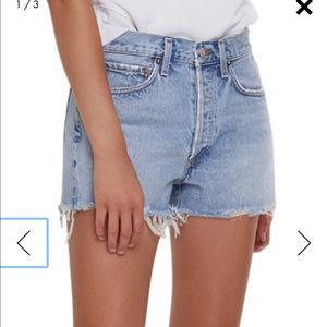 AGOLDE Los Angeles Parker vintage cutoff Jean shorts blue size 26